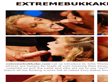 Tablet Screenshot of extremebukkake.info